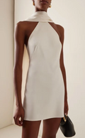 Backless Ecru Dress