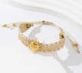 Sunburst Raffia Bracelet
